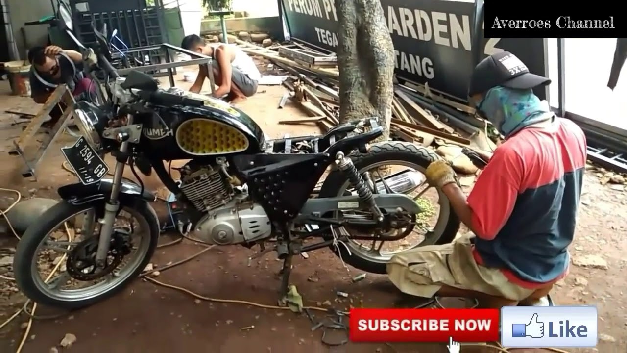 Membangun Motor Japstyle Basic Motor Suzuki Thunder N 125 Part 2