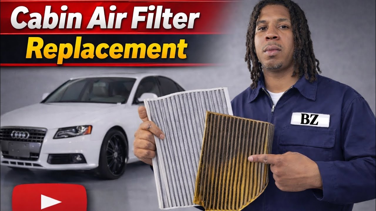 Audi A4 09-2016 Cabin Air Filter Replacement 