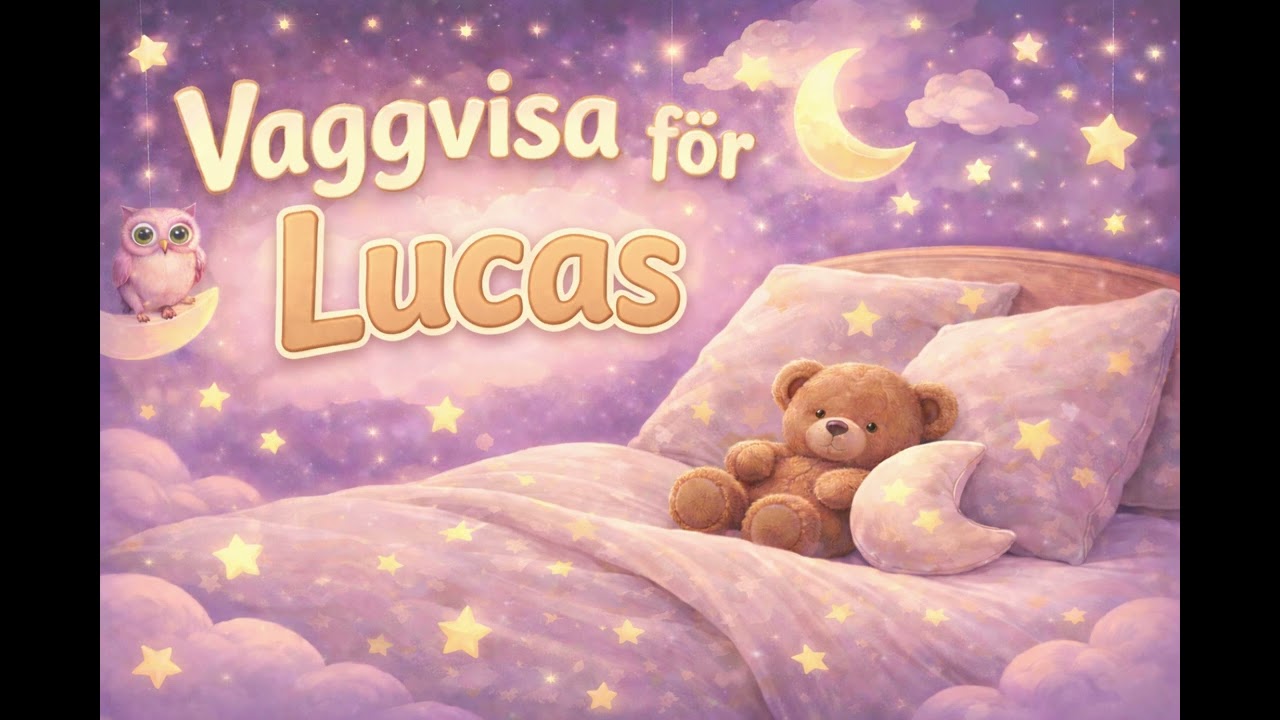 Vaggvisa för Lucas 🌙 Lugnt godnattljud för barn