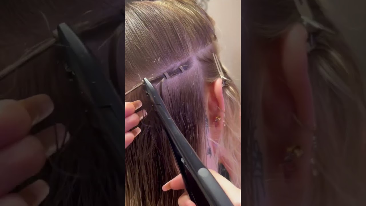 Weft Hair Extensions Install &ndash; Watch the Transformation!