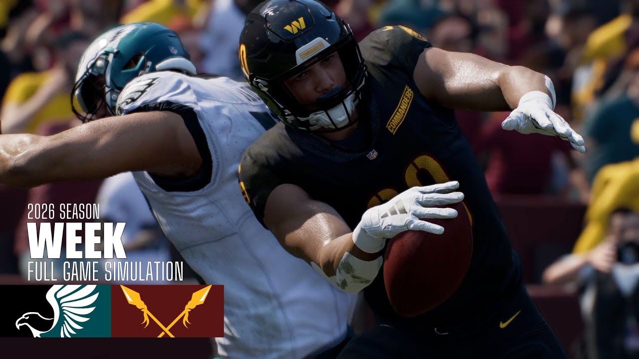 Eagles vs. Commanders | Madden NFL 25 Simulation