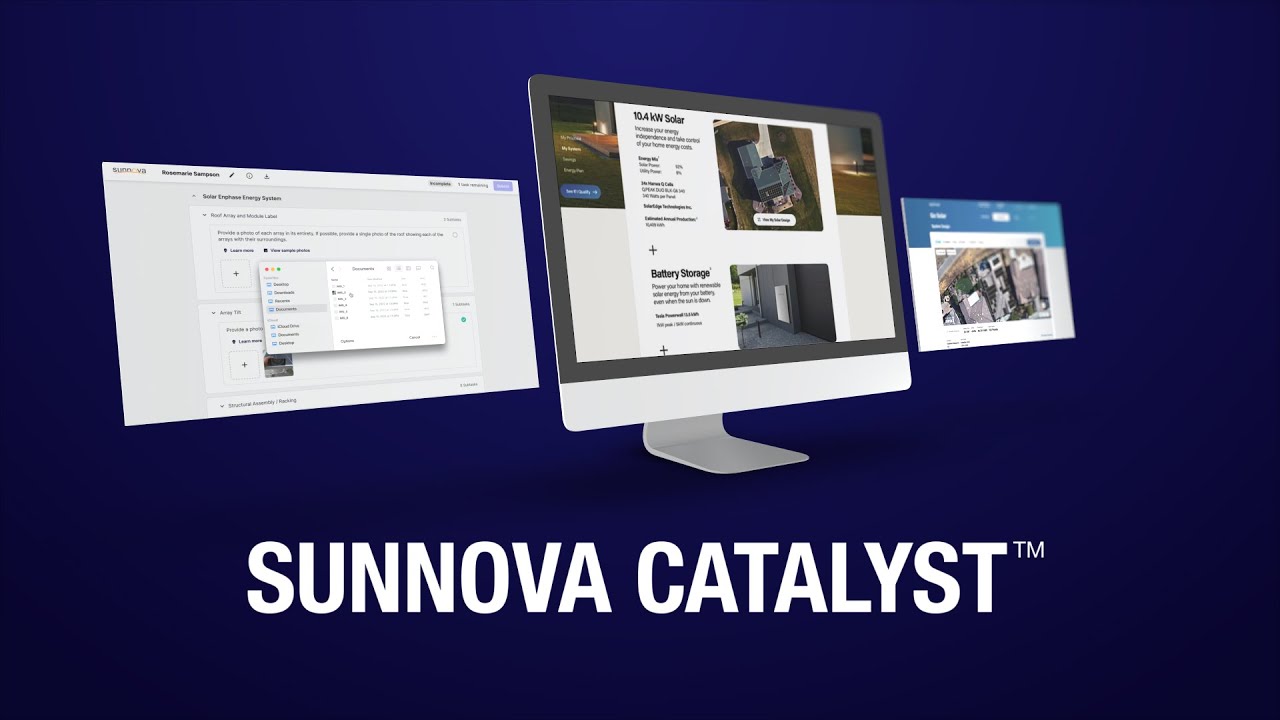 Sunnova Catalyst&trade; Sales & Fulfillment Platform