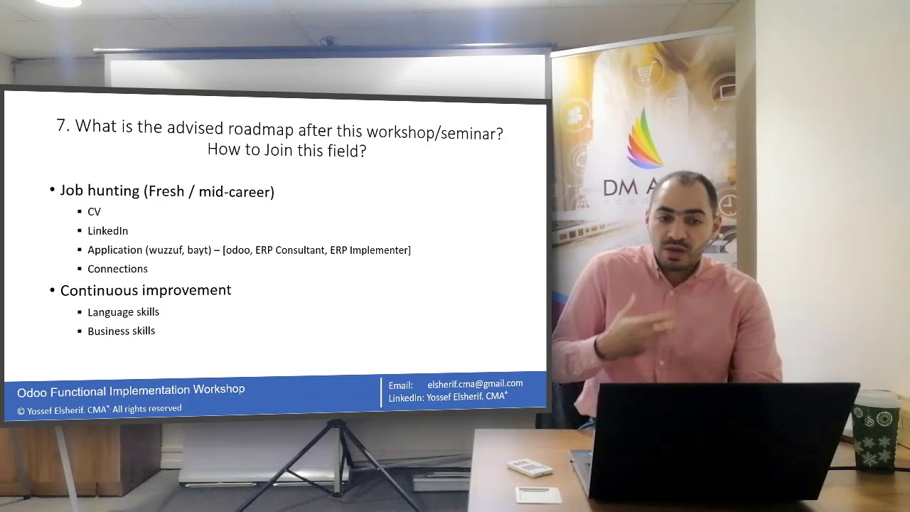Odoo Training and Roadmap to join the field