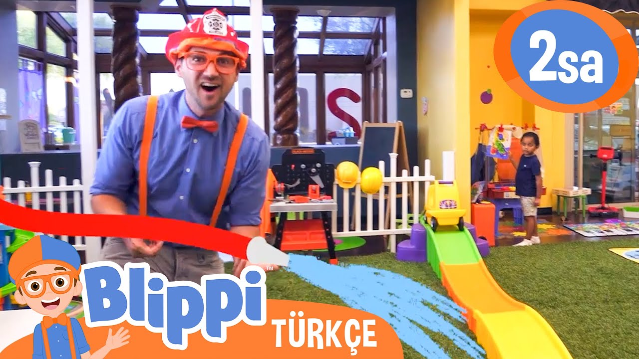 Blippi Kapalı Oyun Parkında 🤾🏻 Akıllı Çocuk Oyun Dünyası | Blippi - Çocuklar için Eğitici Videolar