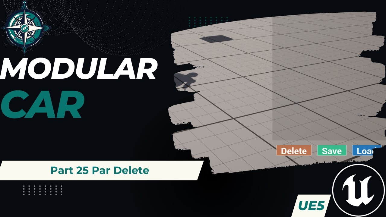 Modular Car - UE5 Tutorial Series - 25 Par Delete