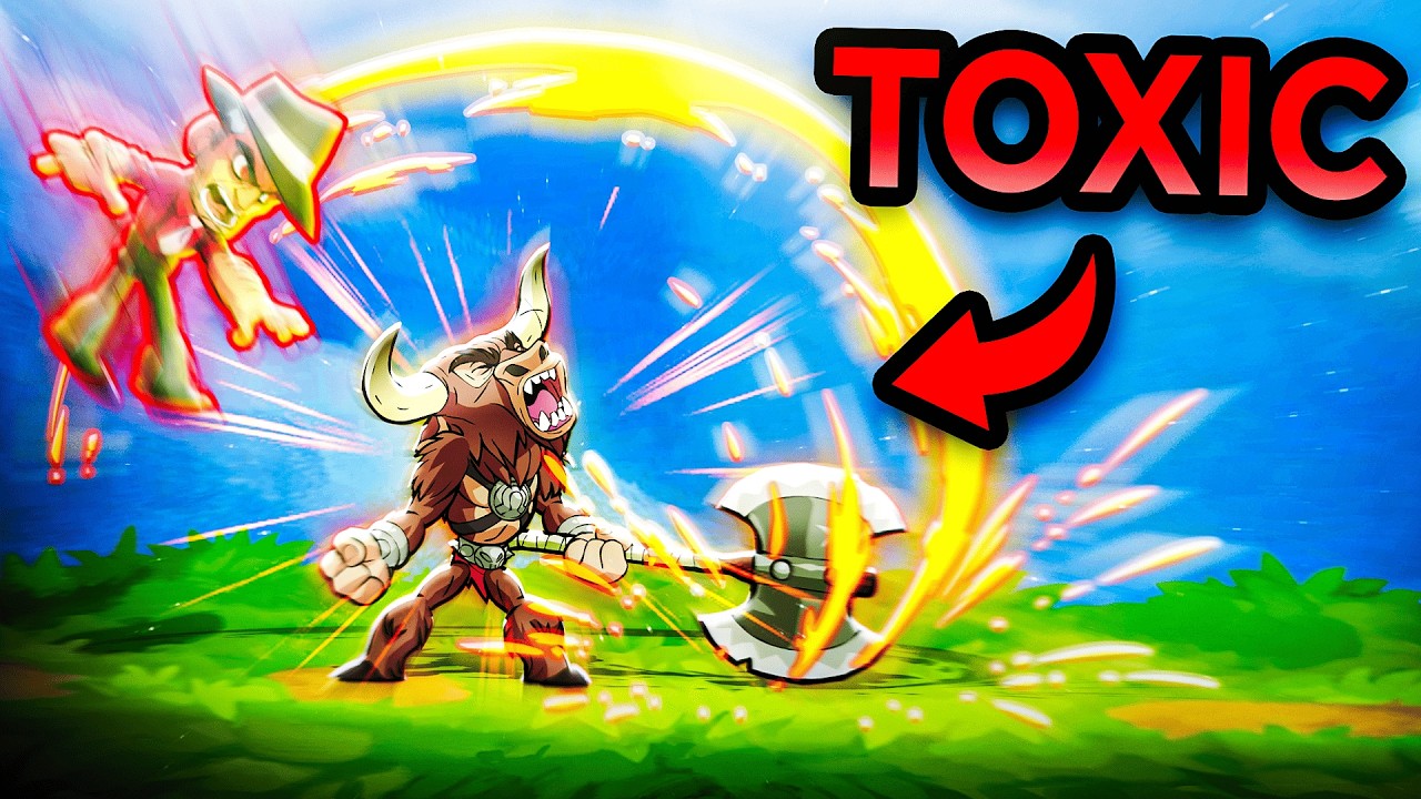 Я использовал самых токсичных персонажей в рейтинговых матчах Brawlhalla!