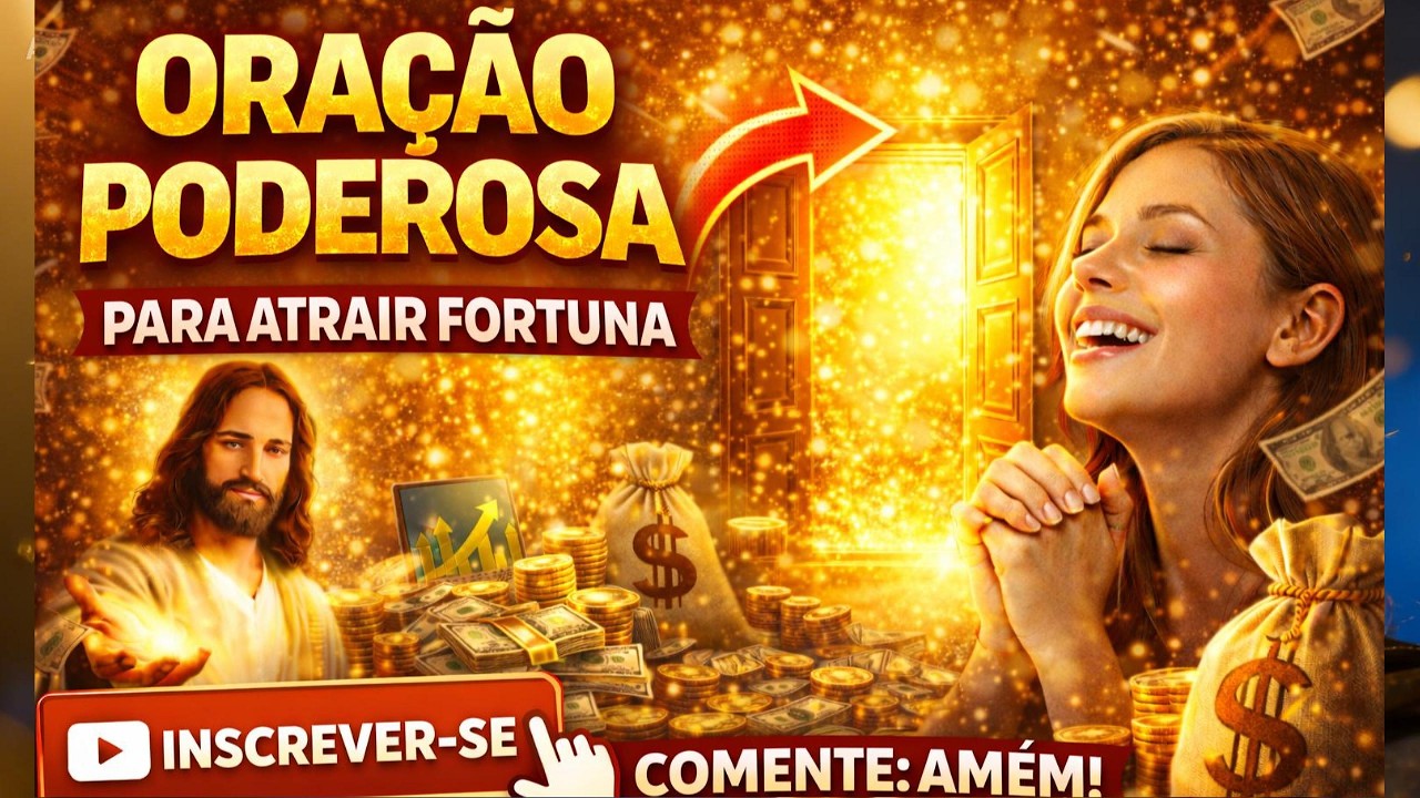 ORAÇÃO PODEROSA PARA ATRAIR PROSPERIDADE E RIQUEZA | Destrave sua vida financeira hoje.