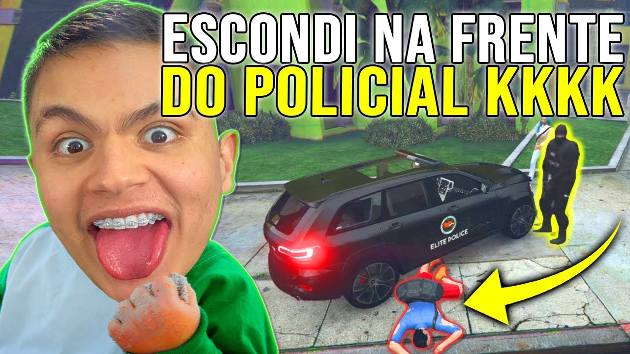 FUGA COM A NOVINHA NA GARUPA no GTA RP 😂 (Paulinho o LOKO)