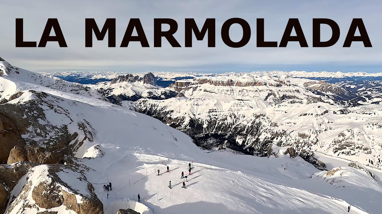Como visitar y subir a la Marmolada - Norte de Italia en invierno, perfecto para esquiar