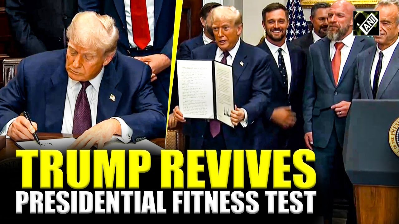 President Trump revives Presidential Fitness Test, appoints athletes to sports and nutrition council
