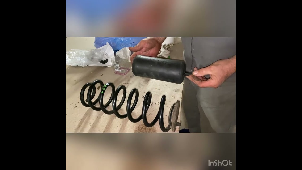 VW Touran - Air Baloon fitting inside spring.
