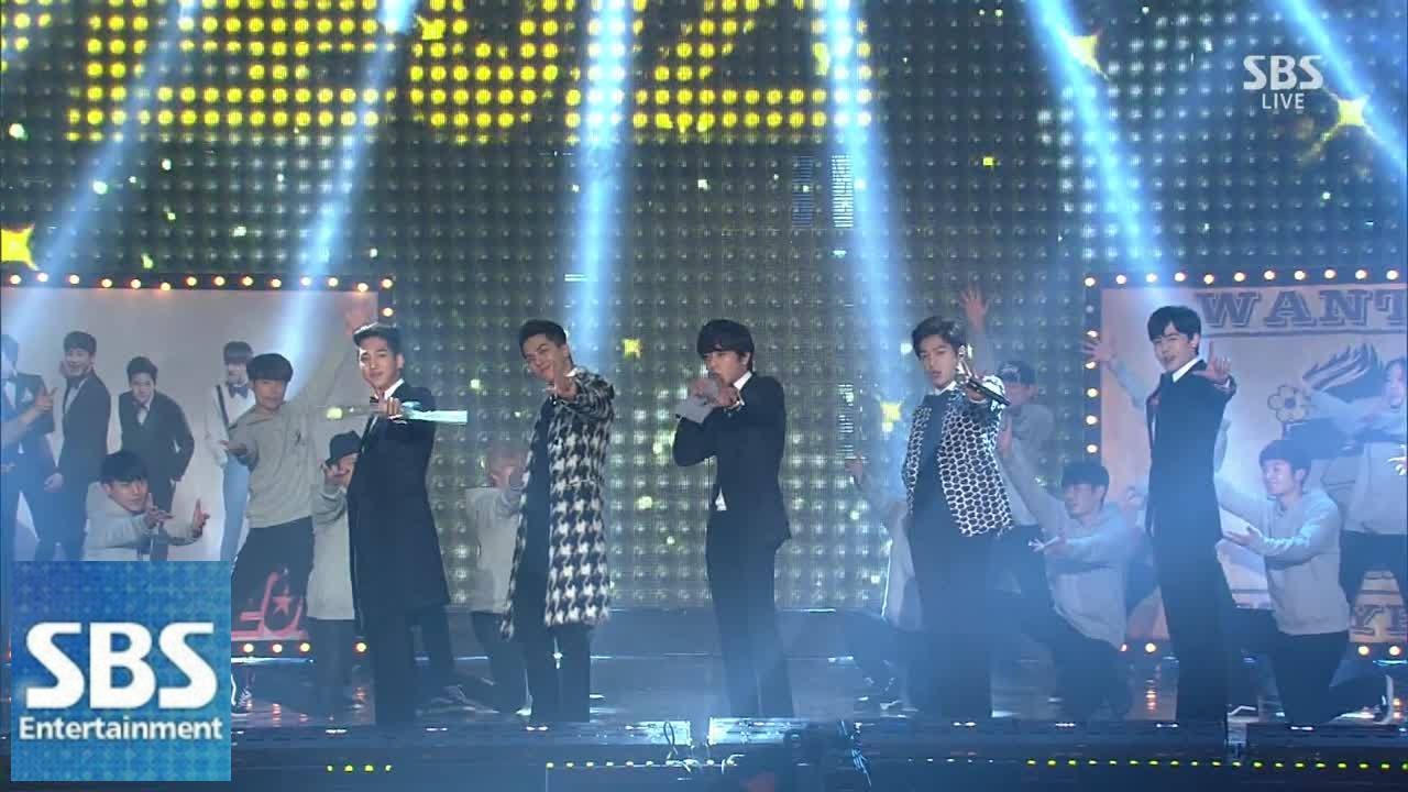 럭키보이즈 - 연예인 @2014 SBS 가요대전 SUPER5 1부