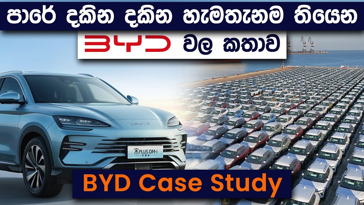 Tesla ව පරාද කරලා Electric වාහන ක්ෂේත්‍රයේ ඔටුන්න BYD ගත්ත හැටි | BYD Case Study | Simplebooks