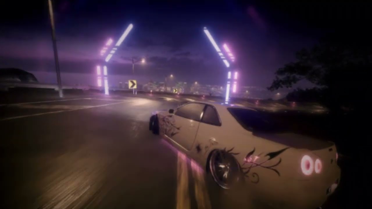SKYLINE 896HP sliding in the mountains // NFS Heat UNITE + Hayeduce Drift Mod
