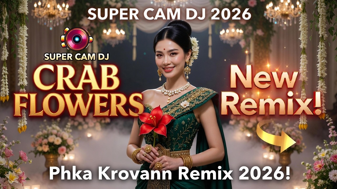 🔥ផ្កាក្រវ៉ាន់ Remix 2026 - Crab Flower | Super Cam DJ | Khmer Remix Nonstop ឆ្កួតអារម្មណ៍!