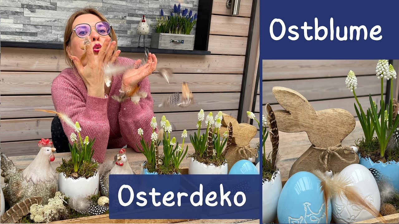 Minideko zu Ostern - Kurzvideo +++ Osterdeko für den Tisch