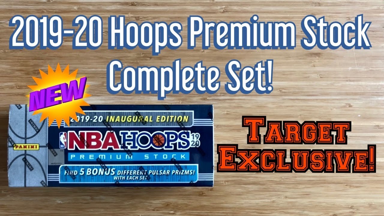 2019-20 Panini Hoops Premium Stock Complete Set - Target Exclusive w/5-Card Pulsar Prizm Pack!