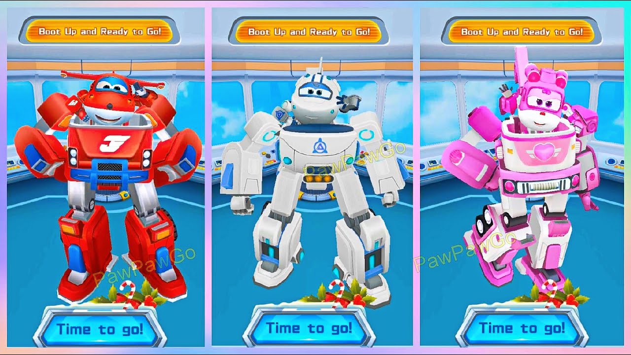 Super Wings - Jett Run (Full Screen) #102 Jett & Astra & Dizzy