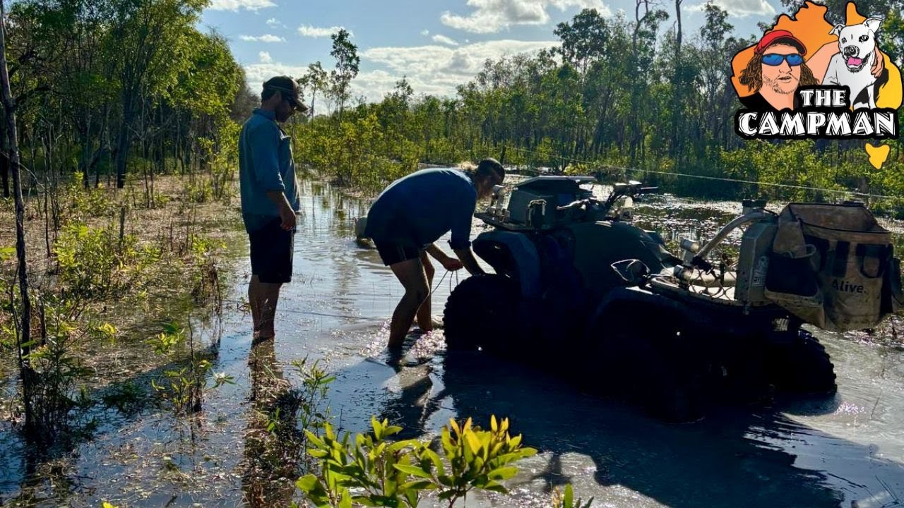 Bogging Quads..Catching Barra..Living life..(Hann river camping)