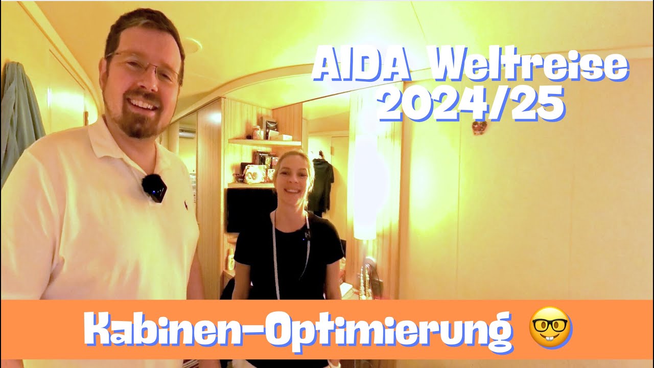 Ideen zur Kabinen-Optimierung 🤓 | AIDA Weltreise 2024/25