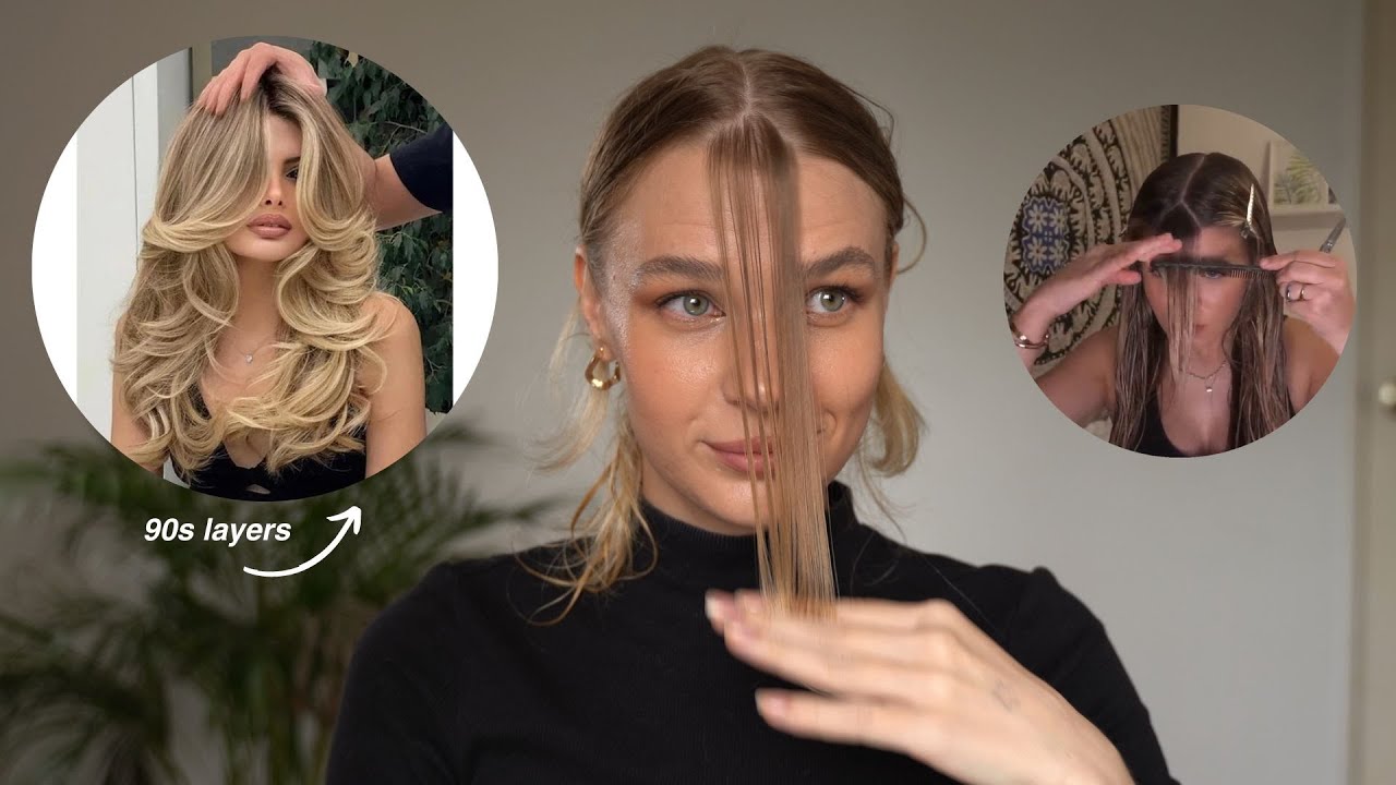 Я сделала себе стрижку в стиле 90-х, следуя уроку на YouTube.
