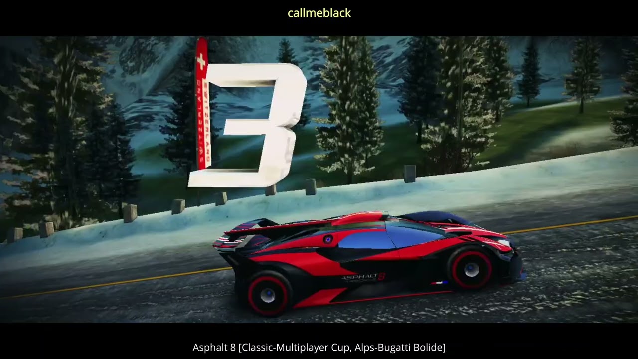Asphalt 8 [Classic Multiplayer Cup, Alps Bugatti Bolide]