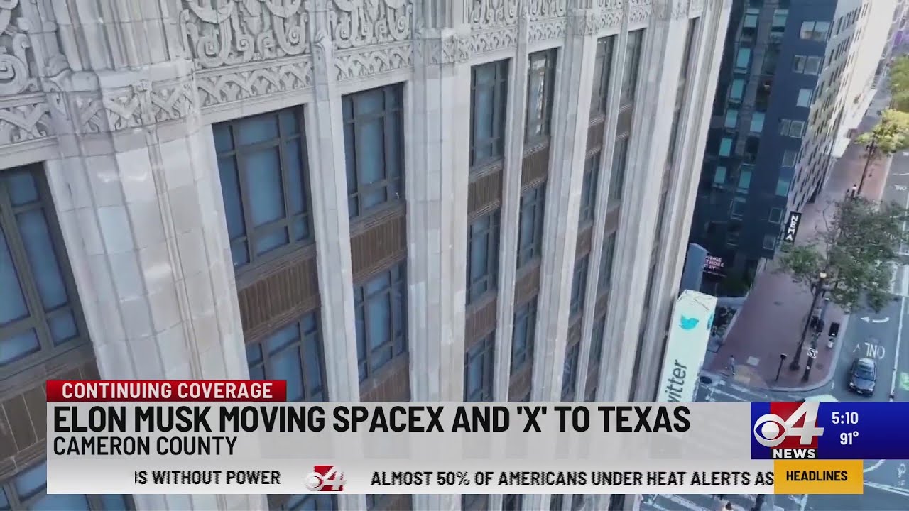 Musk moving SpaceX and X to Texas, locals react