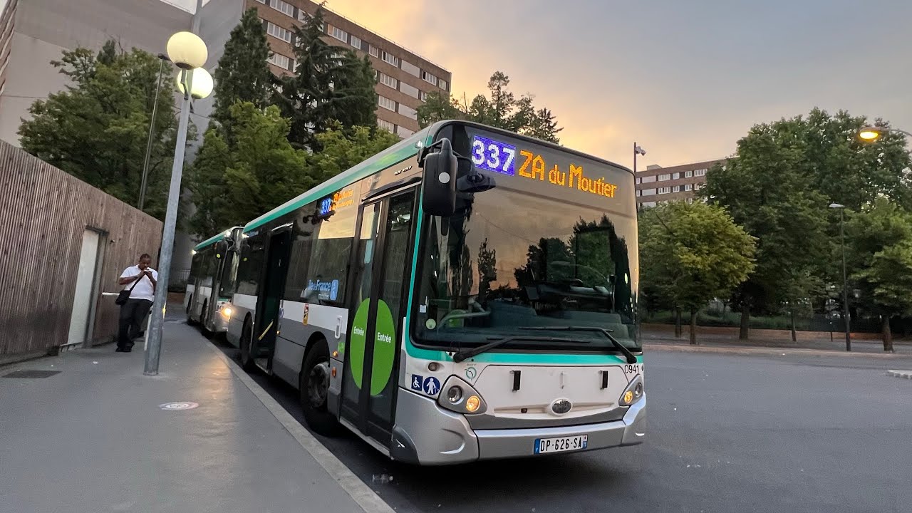 Ligne 337 — Heuliez Bus GX137 RATP BUS | 0940 KICKDOWN !!!
