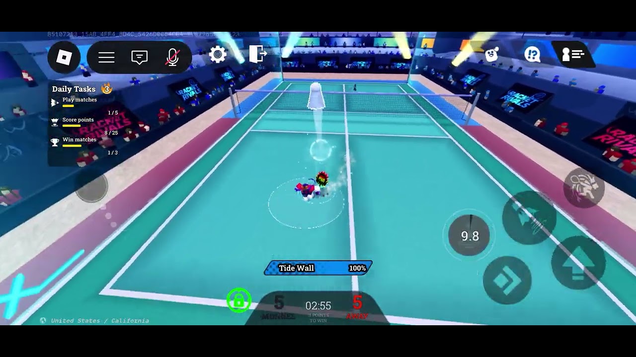 Racket rival but I’m better?