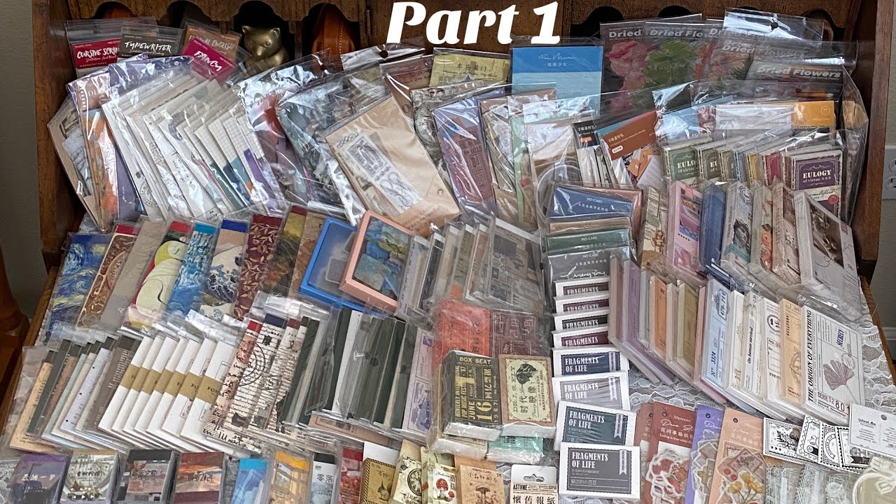 ASMR | Huge Aesthetic Vintage / Retro Stationery Haul #5 (PART 1)