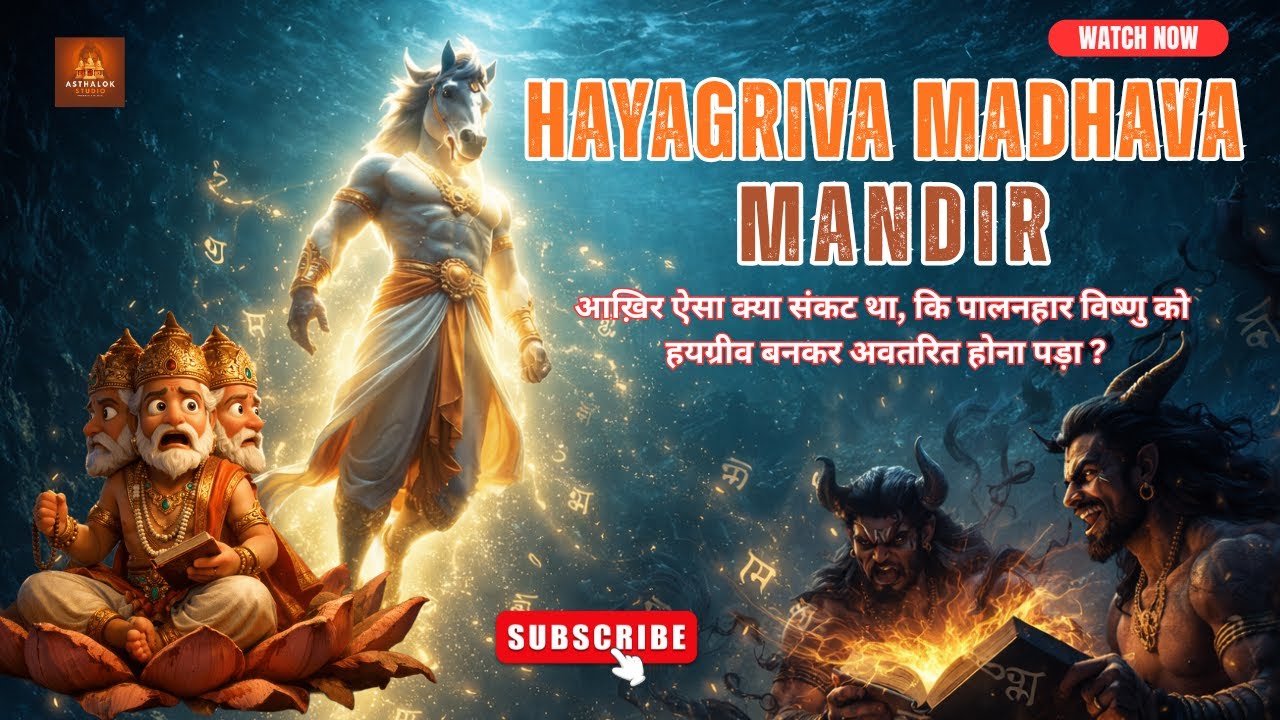 🕉️ हयग्रीव माधव मंदिर 🕉️ | जहाँ भगवान विष्णु पवित्र वेदों के रक्षक बने  #vishnu  #vishnubhagwan
