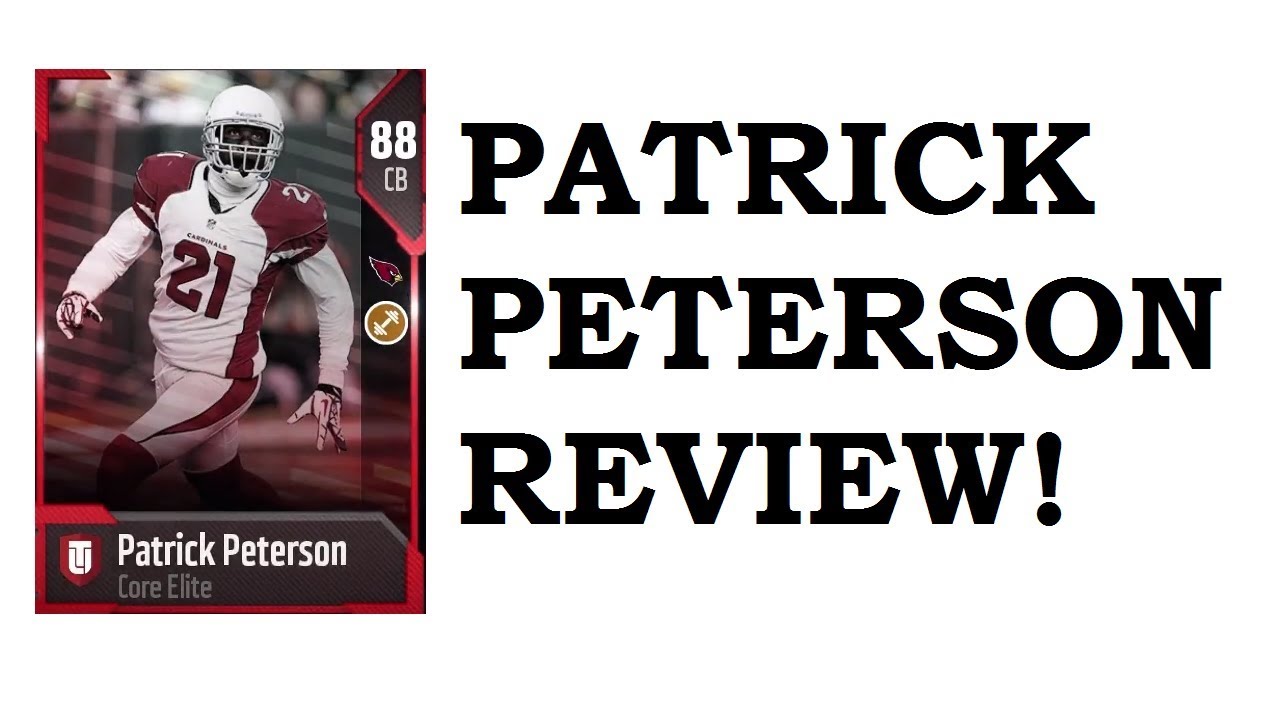 HOW GOOD IS CORE ELITE PATRICK PETERSON? MUT 18 CARD REVIEW