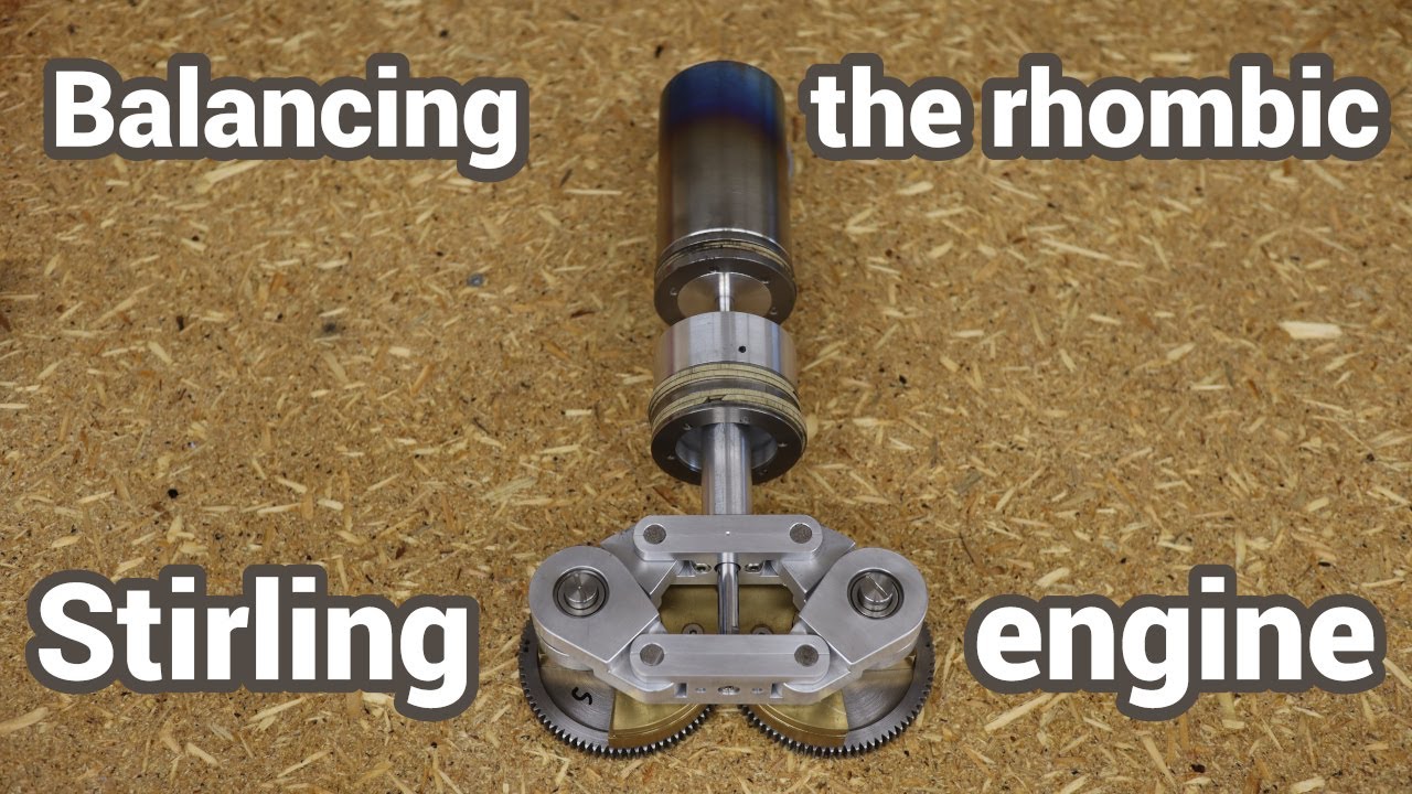 Balancing the rhombic Stirling engine
