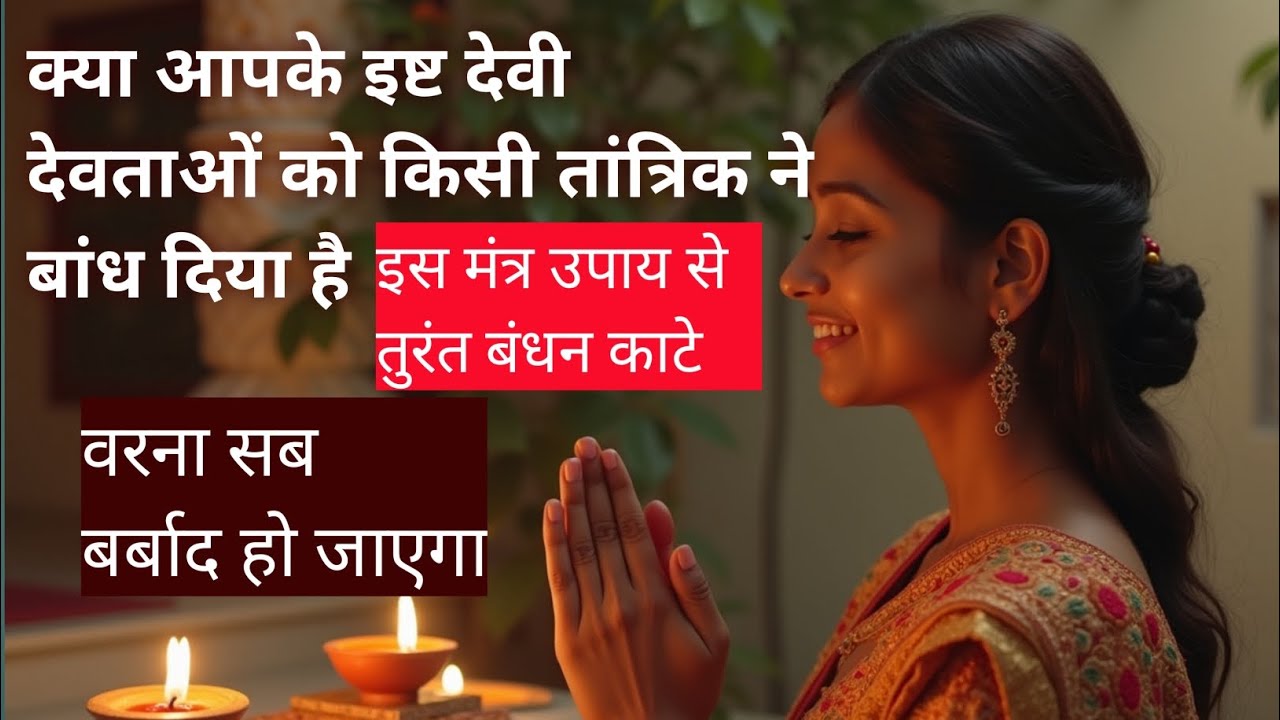 क्या आपके इष्टदेव बंधन में हैं? देवी-देवता को तांत्रिक बंधन से मुक्त करने का अचूक प्रयोग!