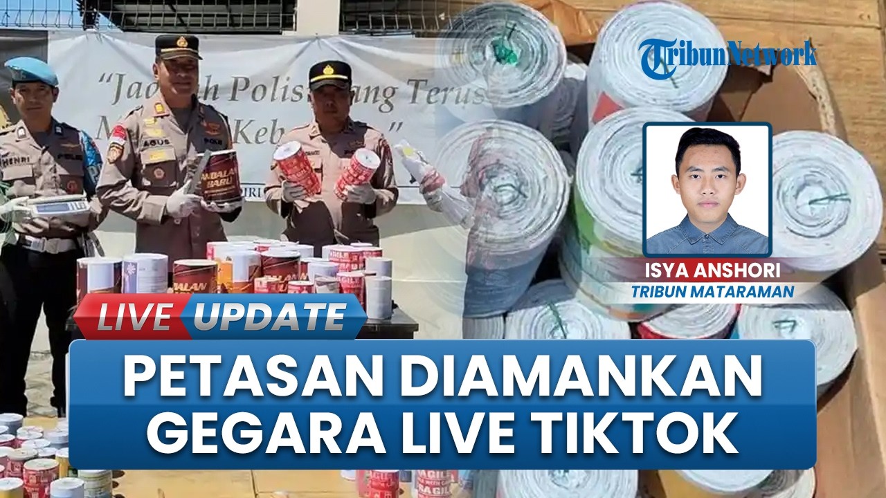 Berawal dari Live TikTok, Ratusan Petasan Siap Edar jelang Lebaran Diamankan Polisi di Kediri