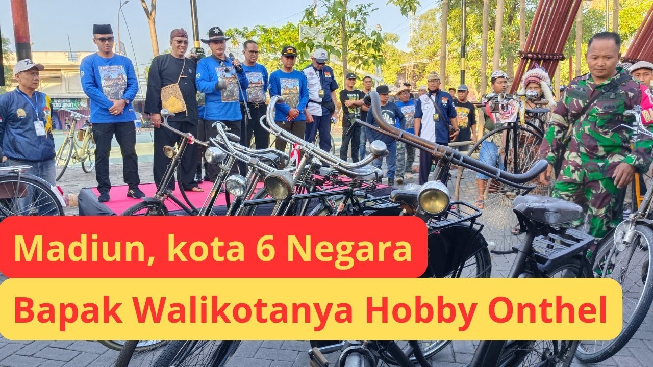 Bapak Walikota Madiun Yang Hobby Onthel | Kongres Kosti 2025 di Riau