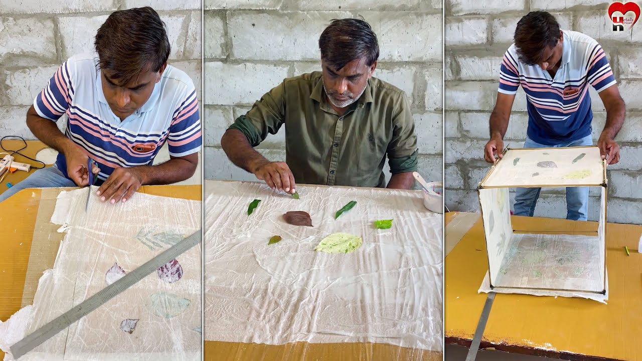 Money saving night lamp making - homemade things #diy #savings #homemade #nightlamp