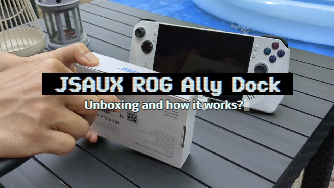 ROG Ally Docking Station | JSAUX 6in1 Multifunction Adapter | How it works?