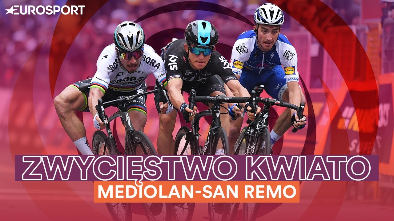 Zobacz jak Michał Kwiatkowski zwyciężał w Mediolan-San Remo 2017!