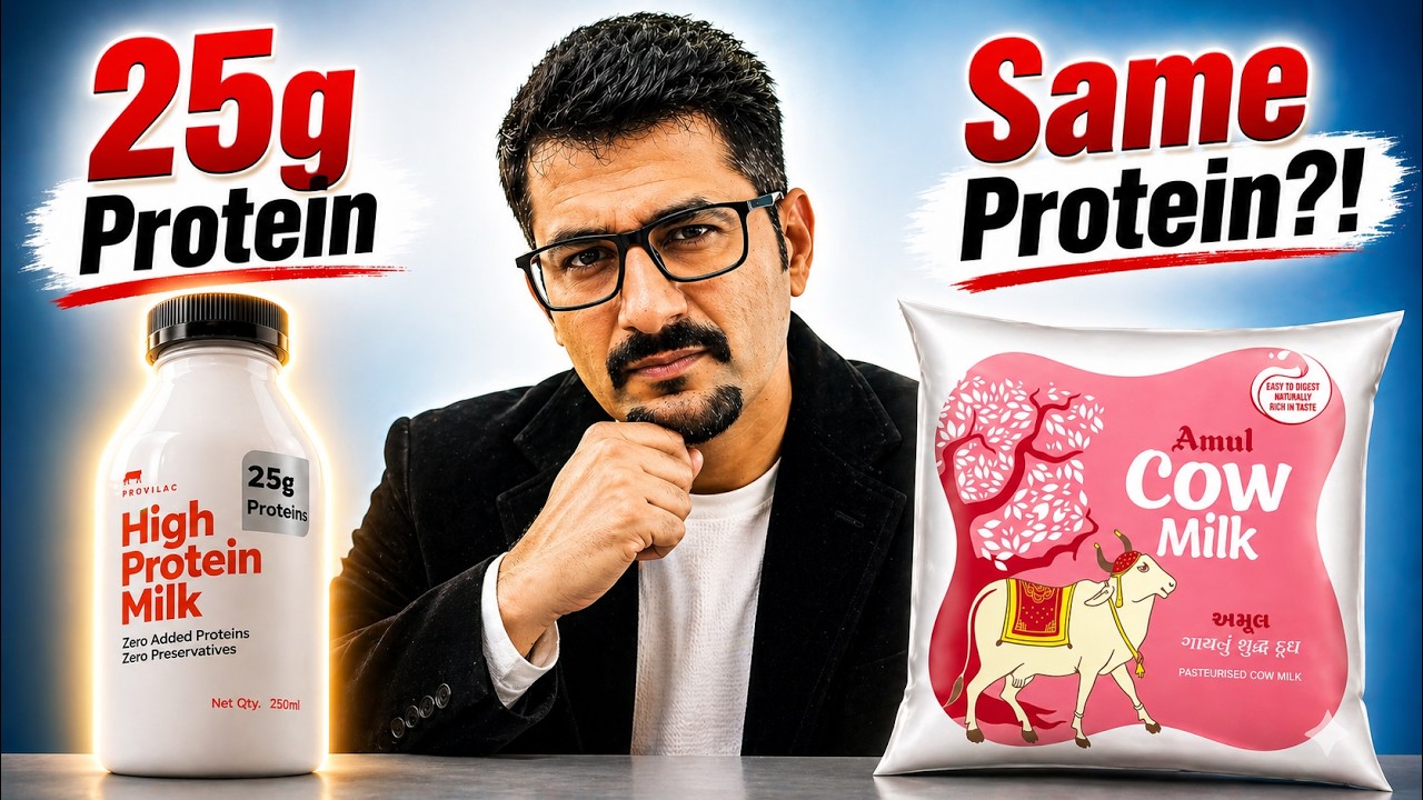 ₹75 High Protein Milk vs ₹90 Normal Milk &mdash; Same Protein? Lab Test Truth