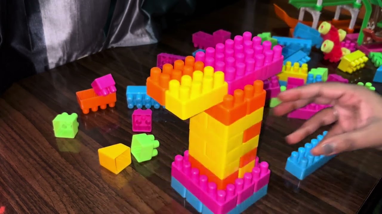 Satisfying DIY Phone Stand ASMR/#funbuildingblocks #lego #diyfurniture #toys #asmrsounds 