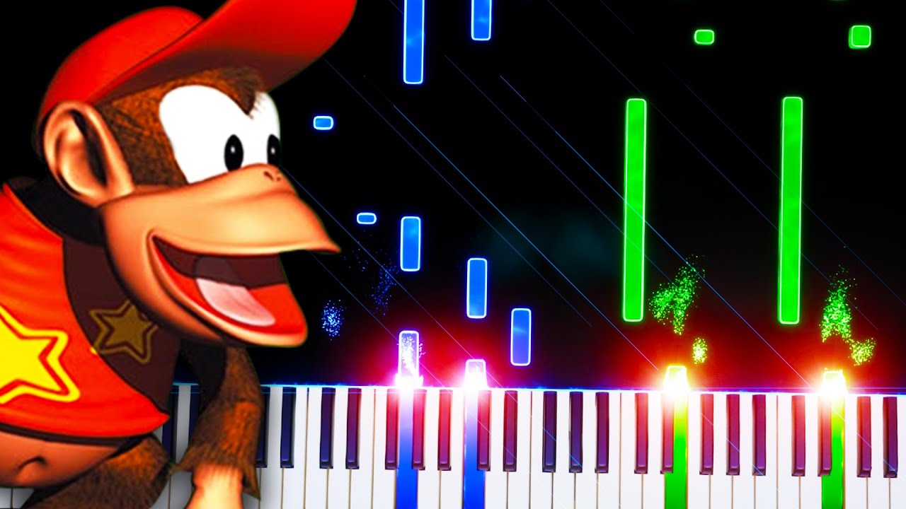 Life in the Mines (from Donkey Kong Country) - Piano Tutorial