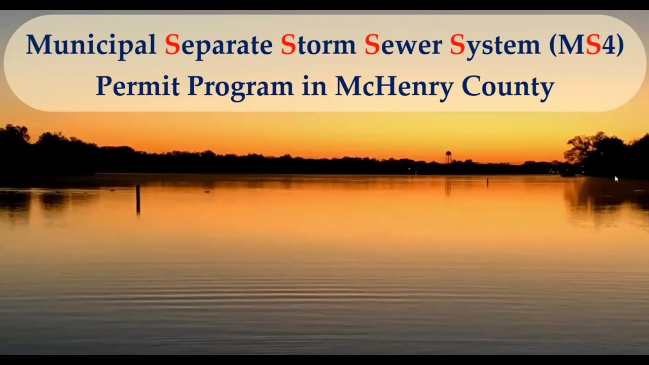 Kishwaukee River Ecosystem Partnership (KREP) March 2024 Meeting: The EPA MS4 Permit Program