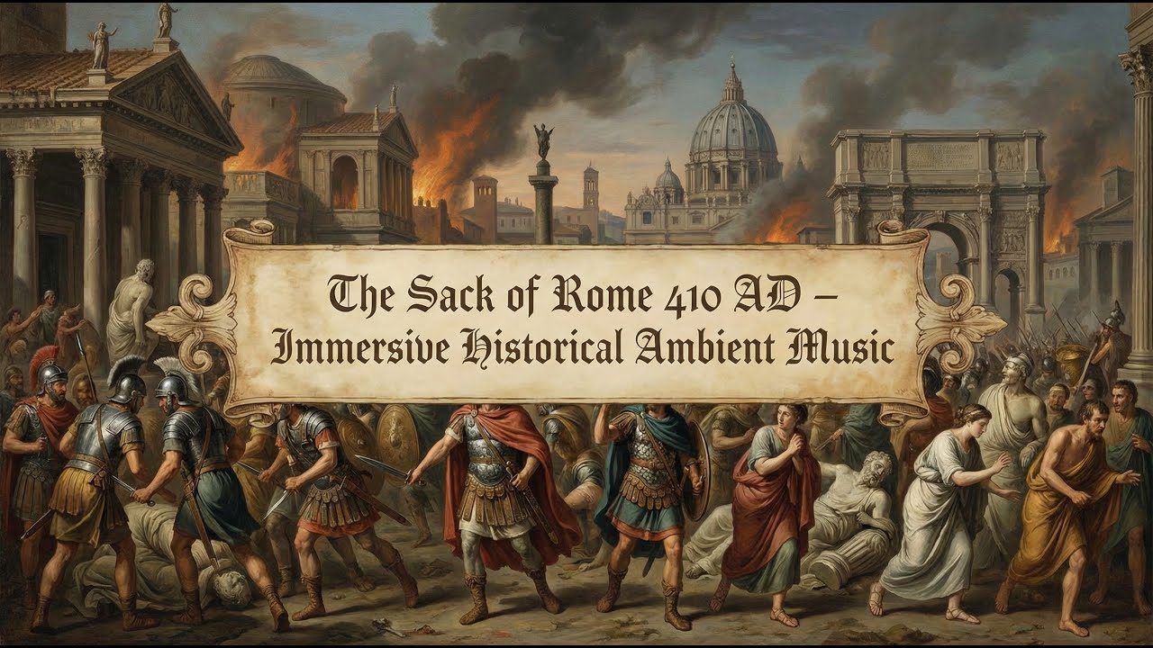 The Sack of Rome 410 AD – Immersive Historical Ambient Music (1 Hour of Fall & Fire)