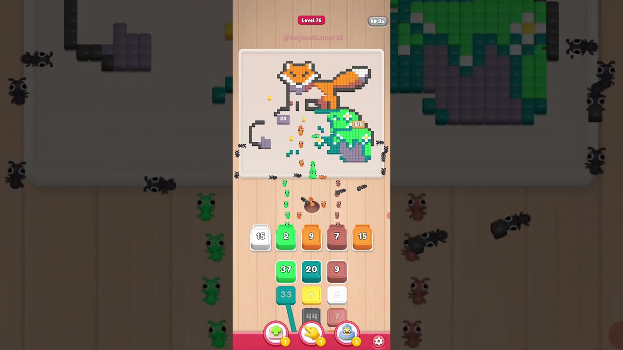 Food Hunt:Pixel Puzzle Level 76 Gameplay & Solution