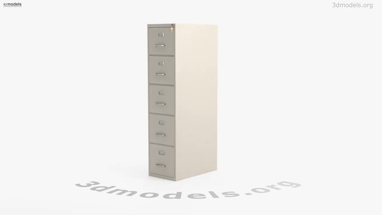 File Cabinet opening box 3D model by 3DModels.org