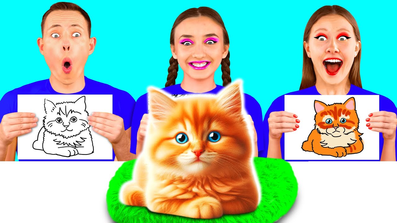 Siapa Yang Melukis Paling Bagus, Mendapatkan Hadiahnya | Keren Kreatif Hack 4Fun Challenge
