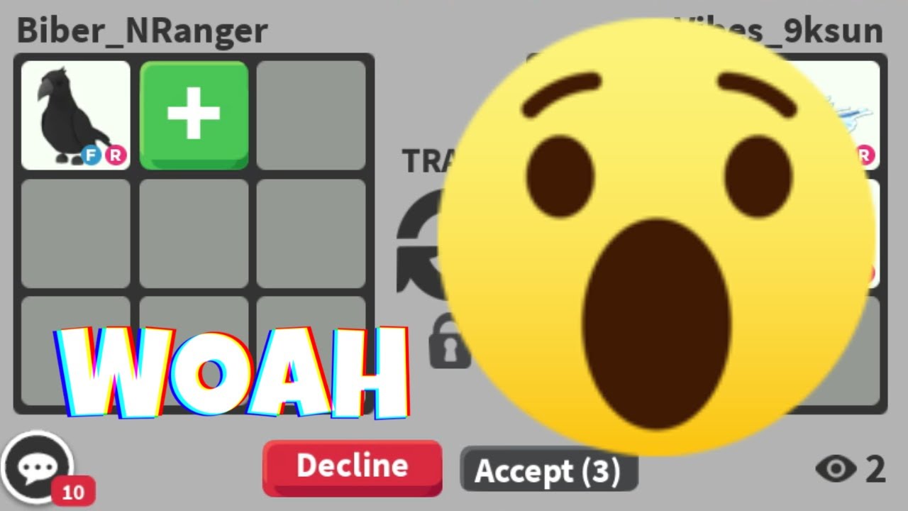 TRADING FR CROW (Roblox Adopt Me!)