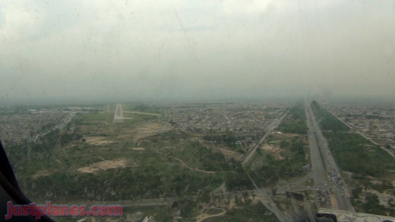 PilotCAM A340 into Islamabad