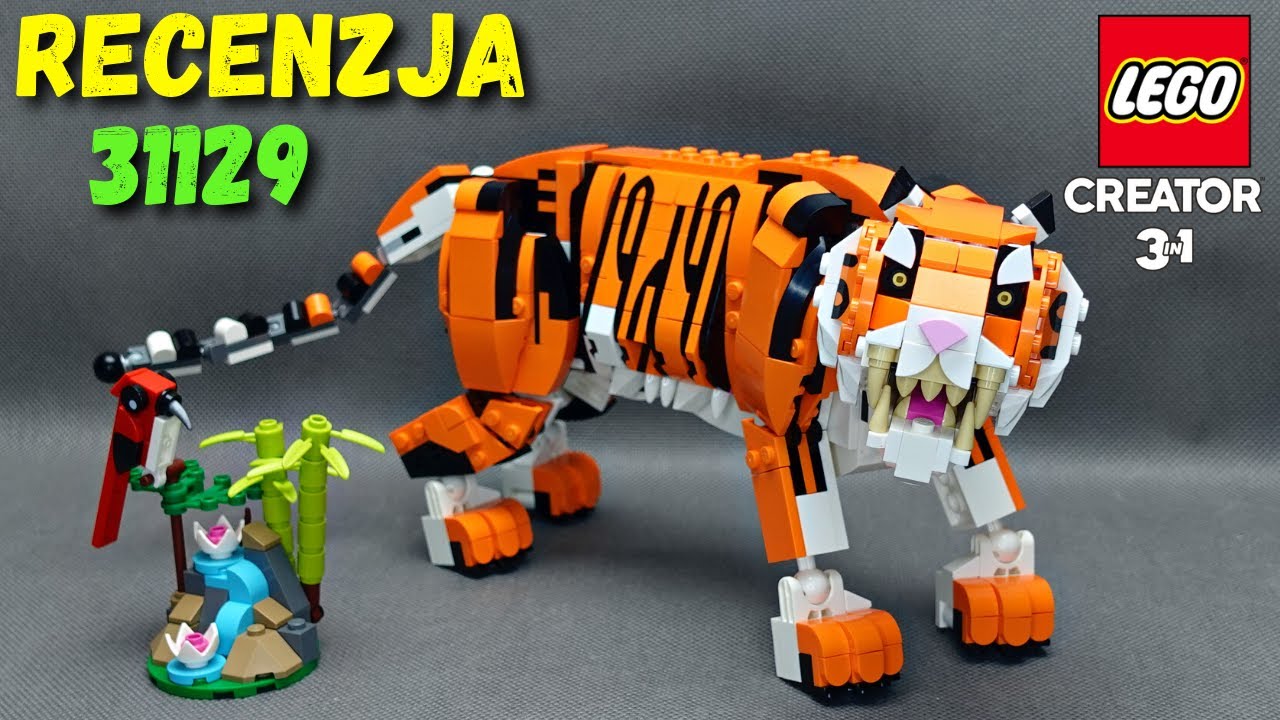 LEGO Creator 31129 Majestatyczny tygrys / RECENZJA